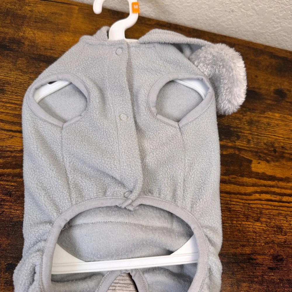 Top Paw Koala Dog Pajamas Size Small Gray Fleece Plush Ears Tail 2020